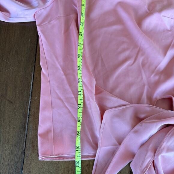 Lovers and Friends Kendall Blouse One Shoulder Guava Pink Satin Sz XS Feminine - Picture 10 of 15